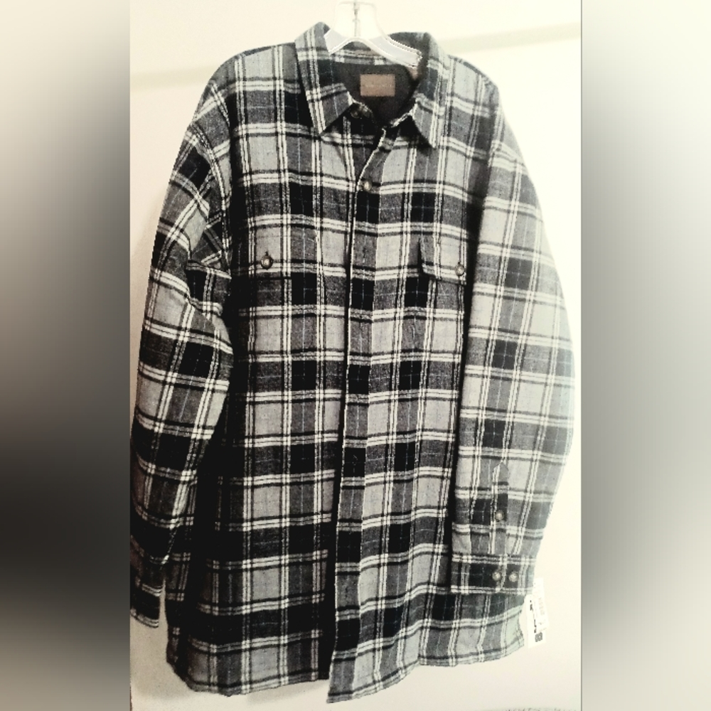 St John's Bay Men's Cotton Flannel Shirt 2XLT - NWT